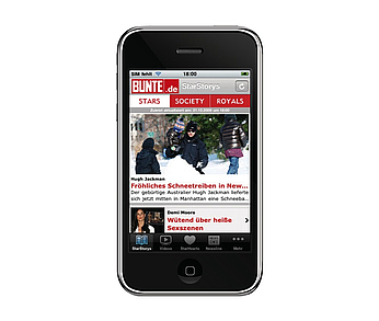 Bunte iPhone App, YOC AG